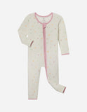 Heart Bamboo Convertible Footed Onesie - Wear with style
