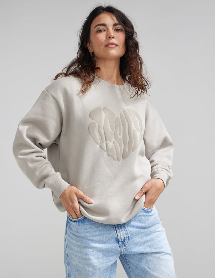 Heart Jesus Unisex Crewneck - Wear with style