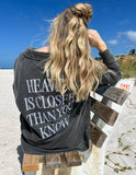 Heaven Is Closer Shacket - Wear with style