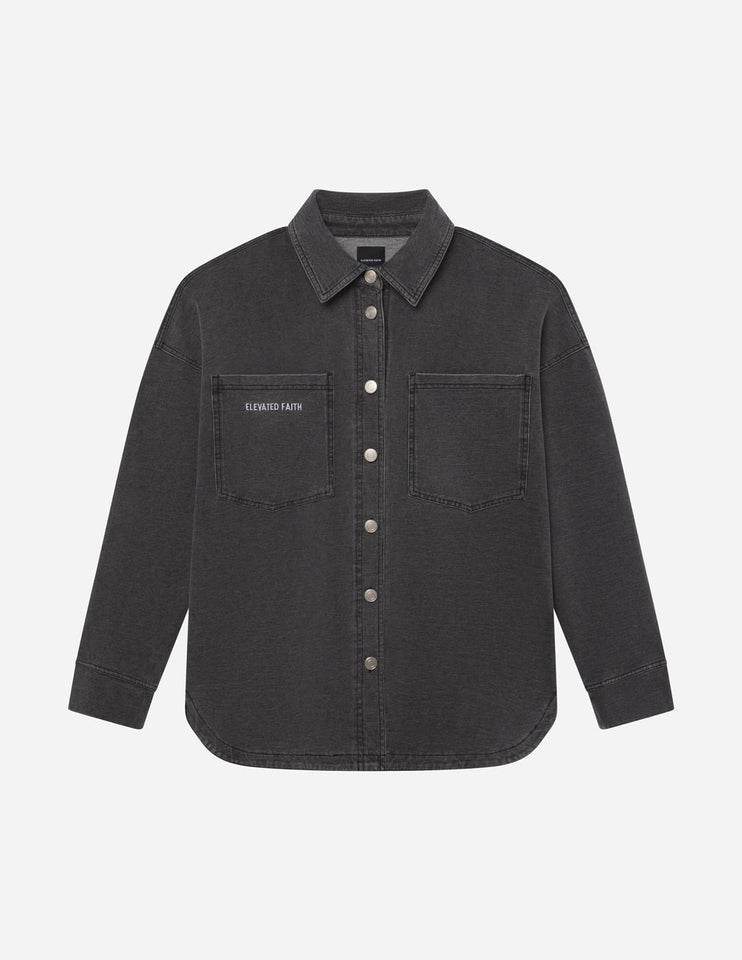 Heaven Is Closer Shacket - Wear with style