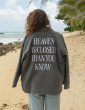 Heaven Is Closer Shacket - Wear with style
