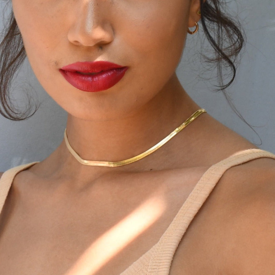 Herringbone Choker - Wear with style
