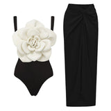 Hibiscus one piece swimsuit - Wear with style