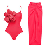 Hibiscus one piece swimsuit - Wear with style