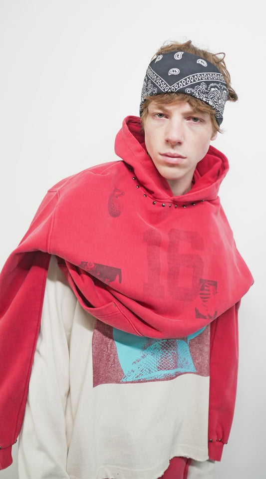 History Studded Hoodie - Wear with style
