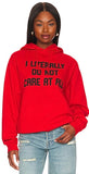 I Literally Do Not Care Hoodie - Wear with style