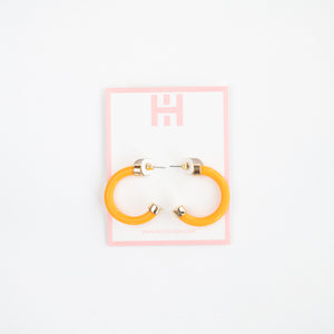 Mini Hoops - Bright Orange