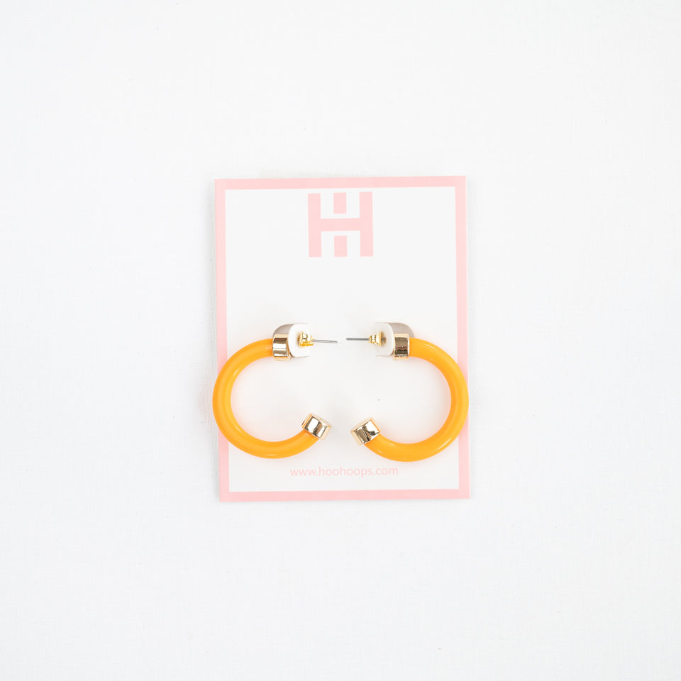 Mini Hoops - Bright Orange