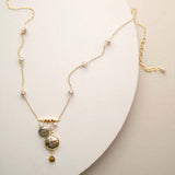 Labradorite Bezel Necklace