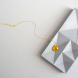 Yellow Chalcedony Pendant