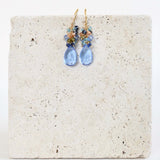 Sky Blue Quartz Bala Earrings