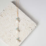 Pearl and Pink Tourmaline Necklace