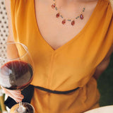 Rhodolite Garnet Sparkler Necklace