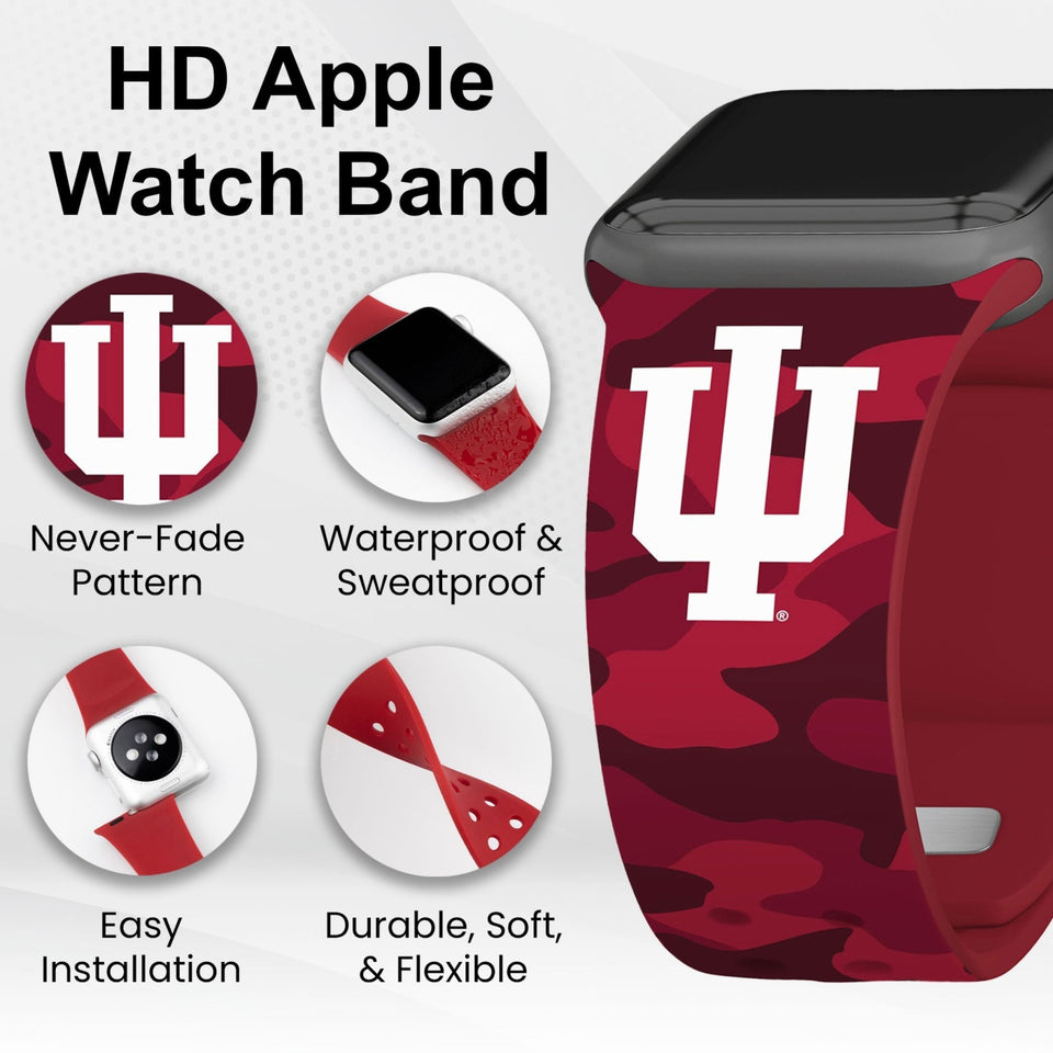 Indiana Hoosiers HD Apple Watch Band - Wear with style