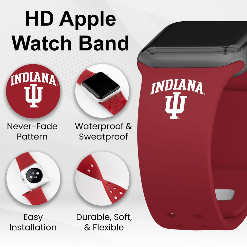 Indiana Hoosiers HD Apple Watch Band - Wear with style