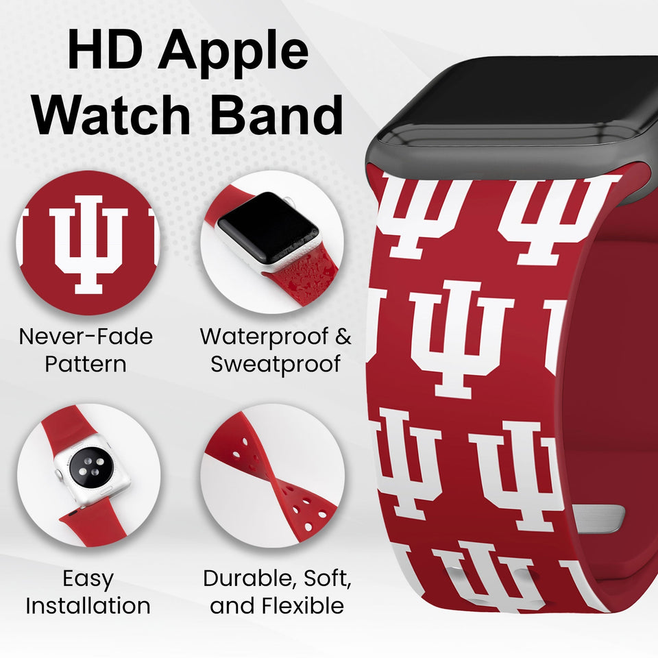 Indiana Hoosiers HD Apple Watch Band - Wear with style