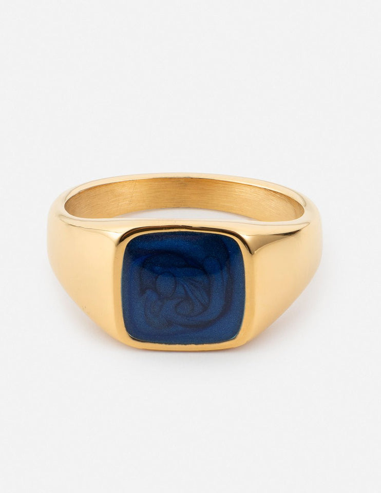 Indigo Signet Ring - Wear with style