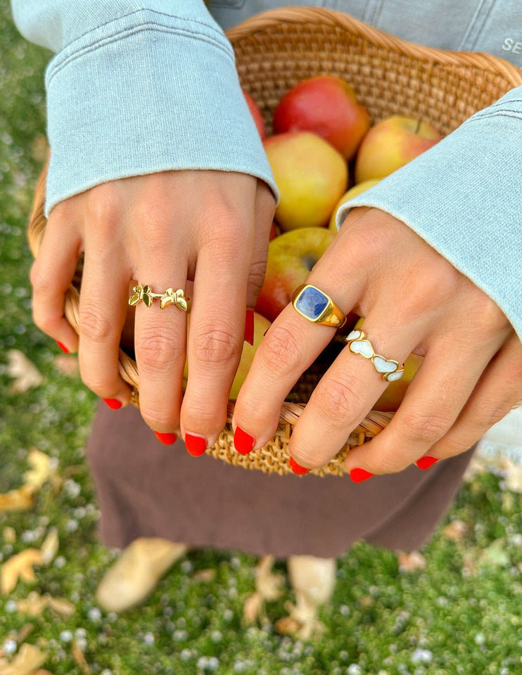 Indigo Signet Ring - Wear with style