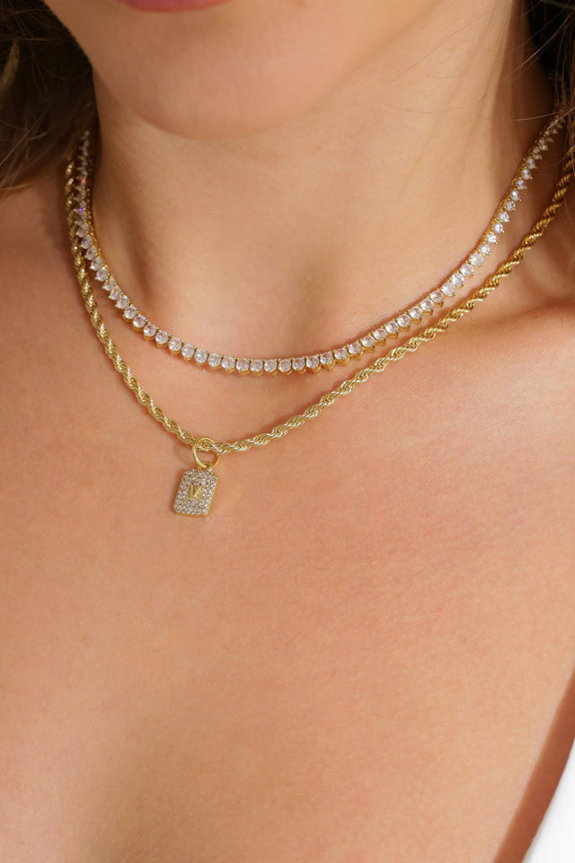 Initial Glam Necklace - Wear with style