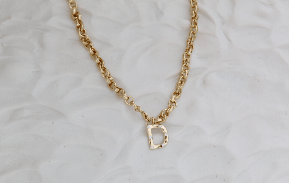 Initial Rollo Necklace - Wear with style