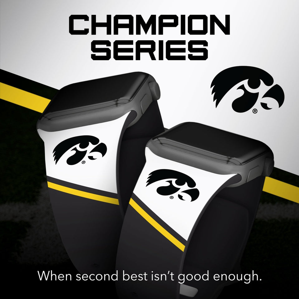 Iowa Hawkeyes HD Apple Watch Band - Wear with style