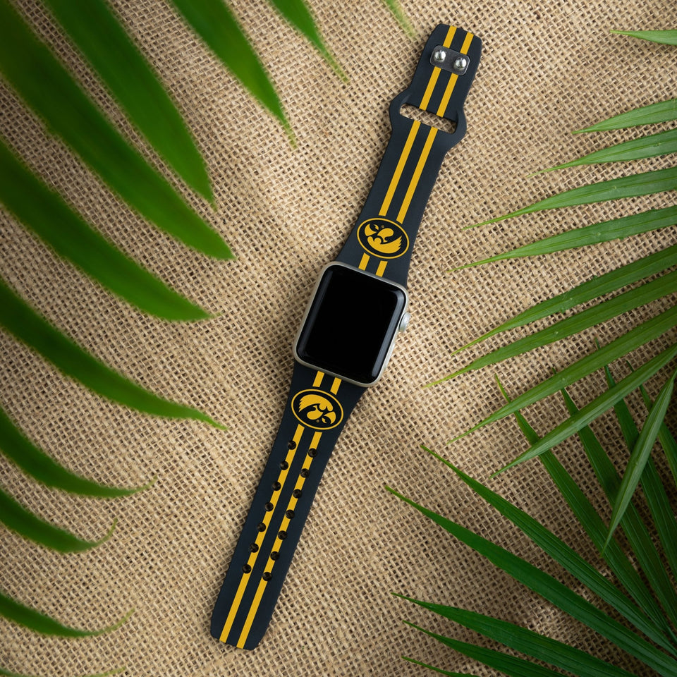 Iowa Hawkeyes HD Apple Watch Band - Wear with style