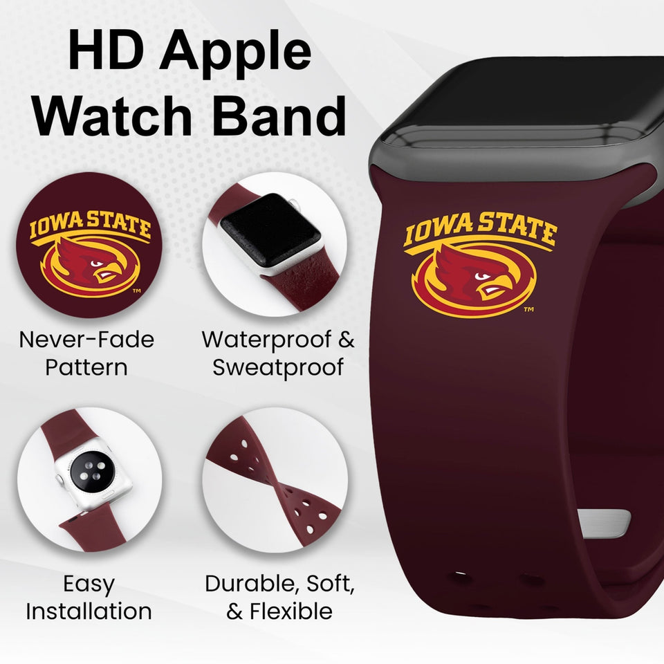 Iowa State Cyclones HD Apple Watch Band - Wear with style
