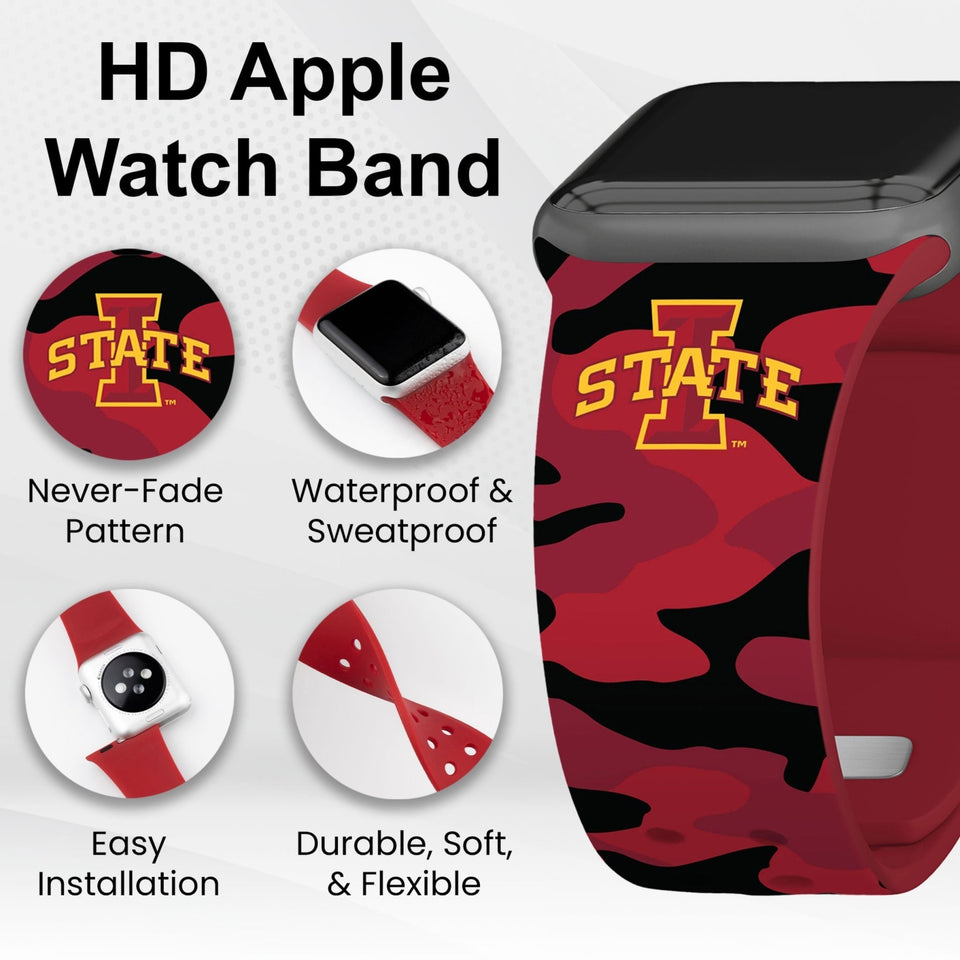 Iowa State Cyclones HD Apple Watch Band - Wear with style