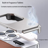 iPhone Leather Aluminum Fragrance Case - Wear with style