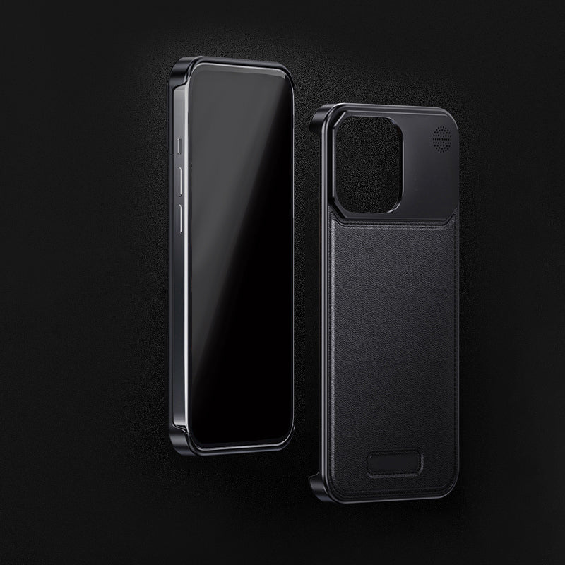 iPhone Leather Aluminum Fragrance Case - Wear with style