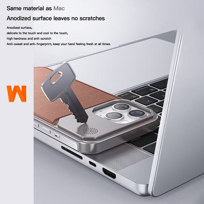 iPhone Leather Aluminum Fragrance Case - Wear with style