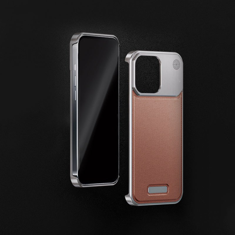iPhone Leather Aluminum Fragrance Case - Wear with style