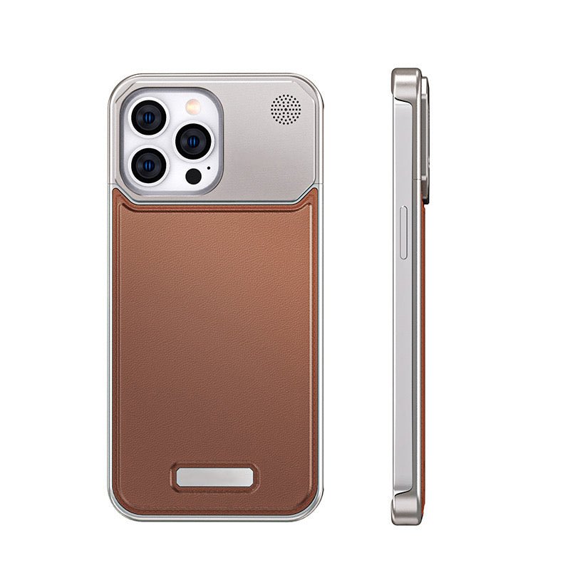 iPhone Leather Aluminum Fragrance Case - Wear with style