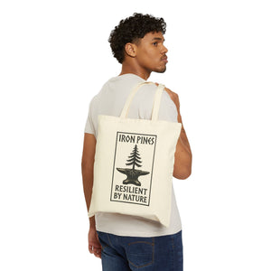 Iron Pines Canvas Tote Bag – Rugged, Reusable, Built for the Wild