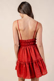 JACQUARD NYLON RAYON MINI DRESS - Wear with style