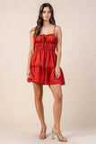 JACQUARD NYLON RAYON MINI DRESS - Wear with style