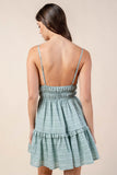 JACQUARD NYLON RAYON MINI DRESS - Wear with style