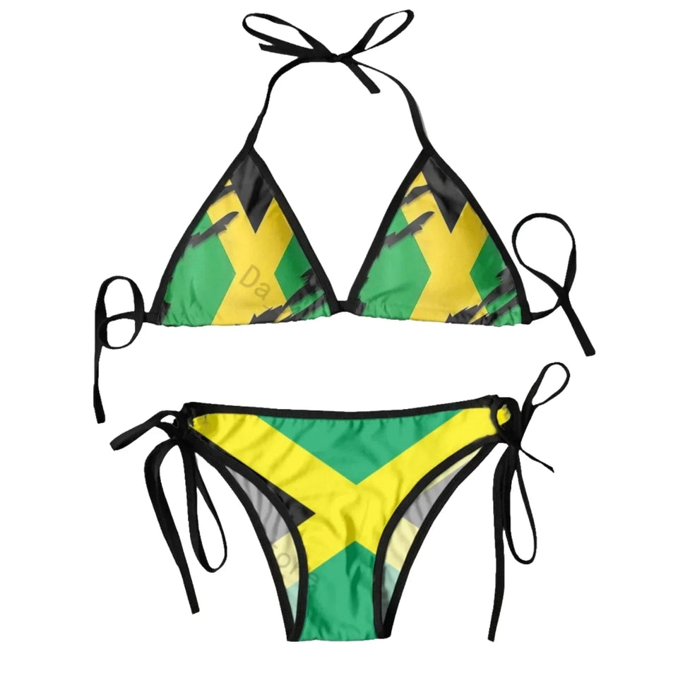 Jamaican Flag two piece swimsuit - Wear with style