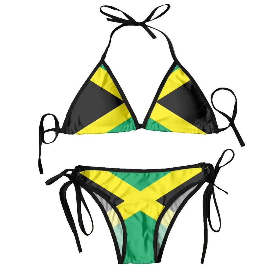 Jamaican Flag two piece swimsuit - Wear with style