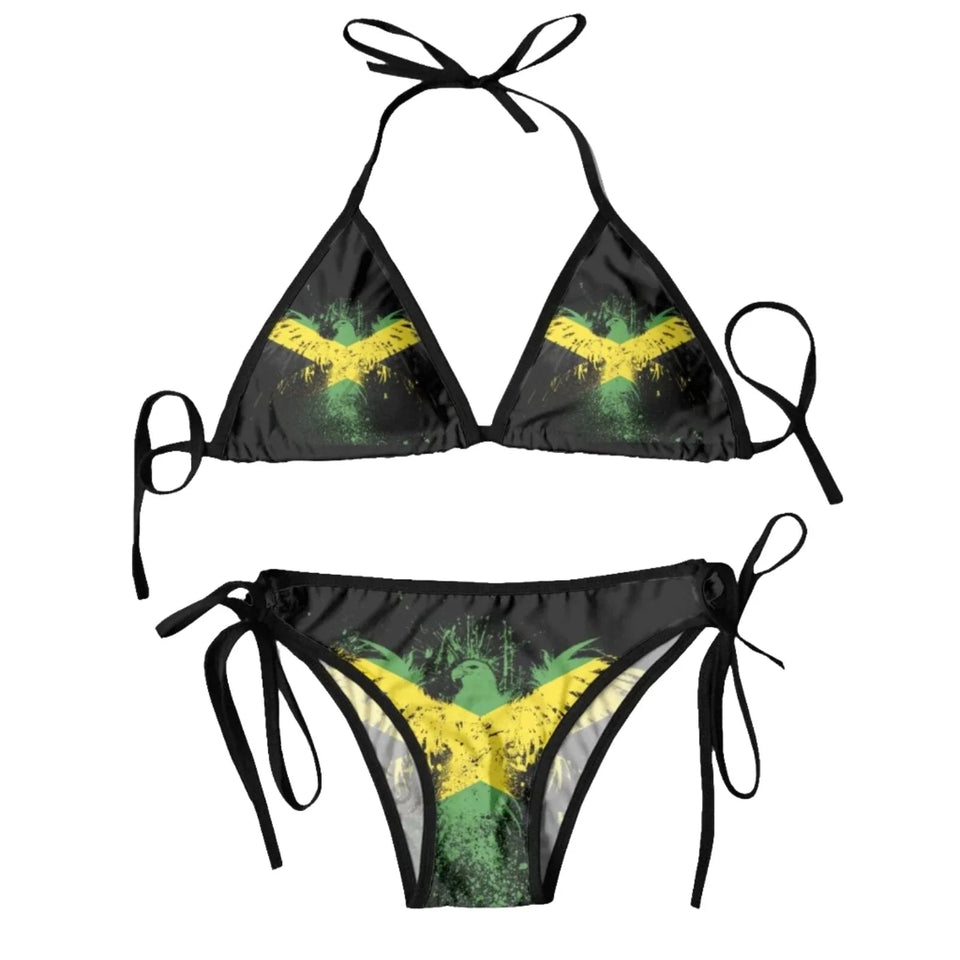 Jamaican Flag two piece swimsuit - Wear with style