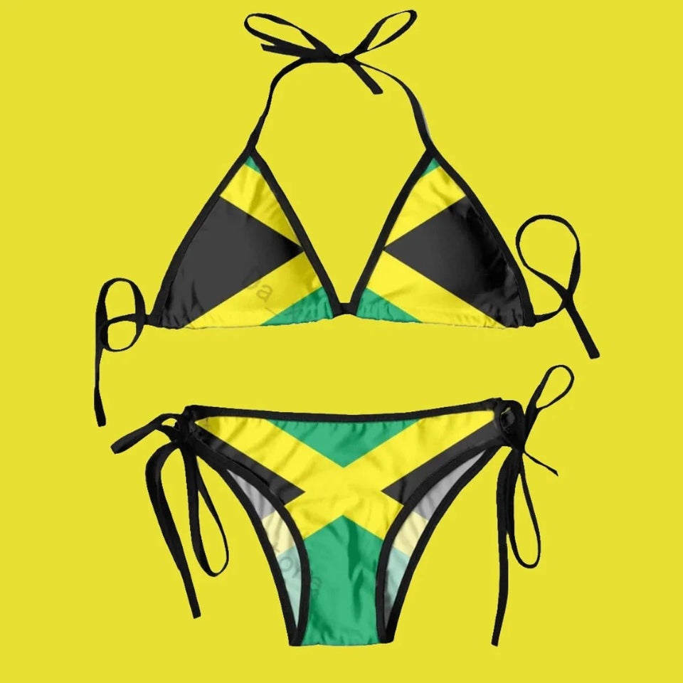 Jamaican Flag two piece swimsuit - Wear with style