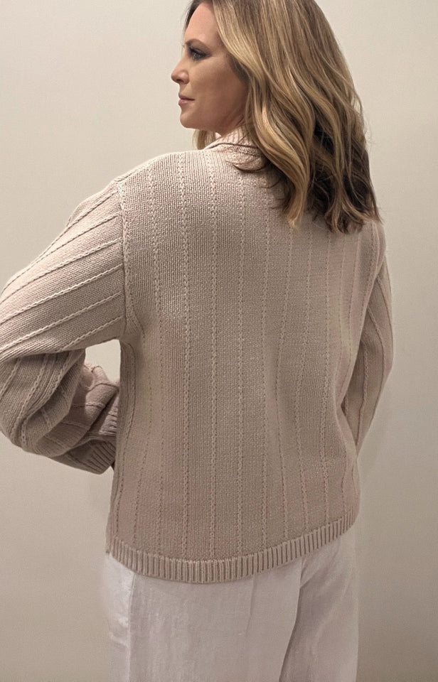 Juliana Cardigan - Oatmeal - Wear with style