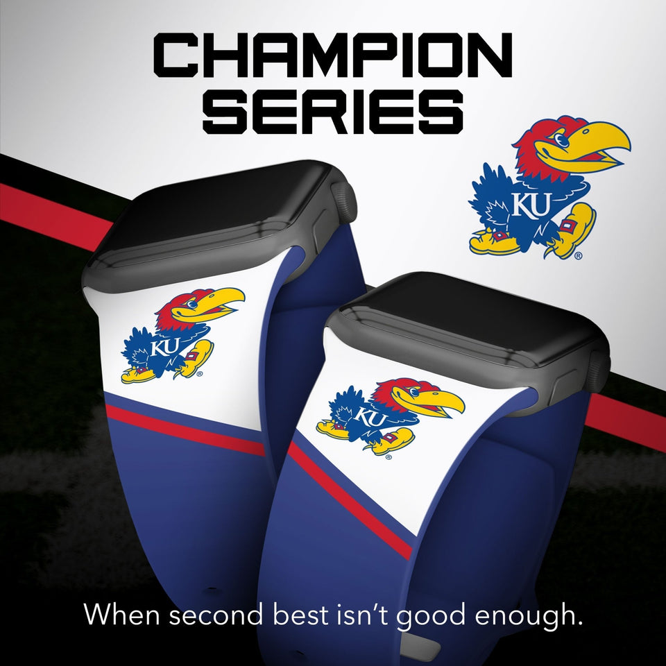 Kansas Jayhawks HD Apple Watch Band - Wear with style