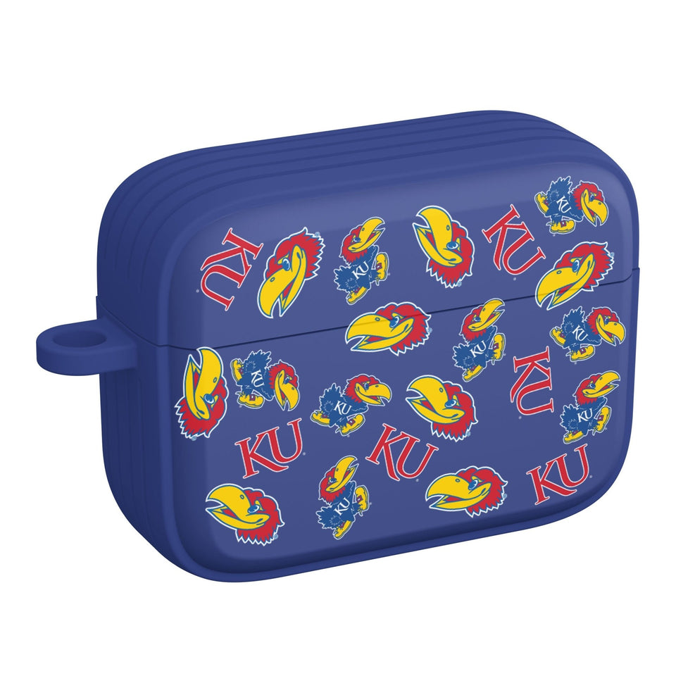 Kansas Jayhawks HDX AirPods Pro 1 & 2 Case Cover - Wear with style