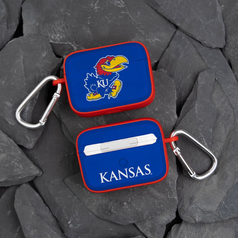 Kansas Jayhawks HDX AirPods Pro 1 & 2 Case Cover - Wear with style