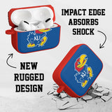 Kansas Jayhawks HDX AirPods Pro 1 & 2 Case Cover - Wear with style