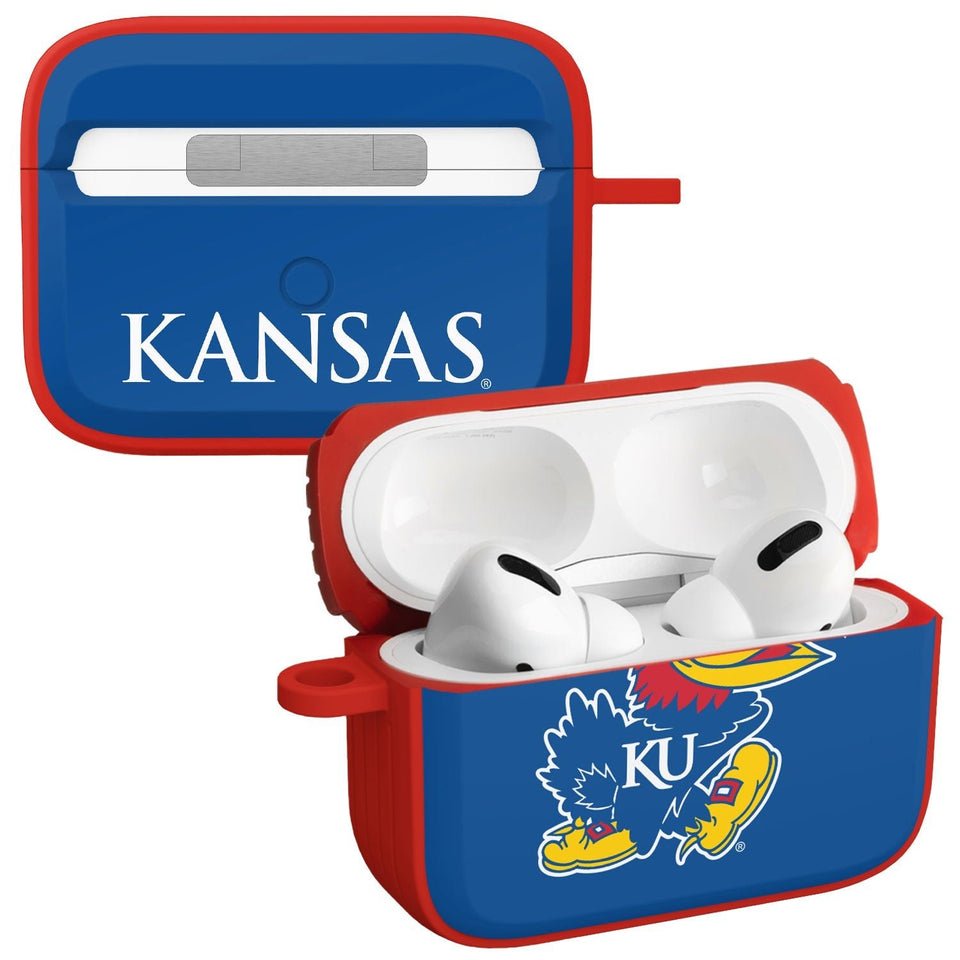Kansas Jayhawks HDX AirPods Pro 1 & 2 Case Cover - Wear with style