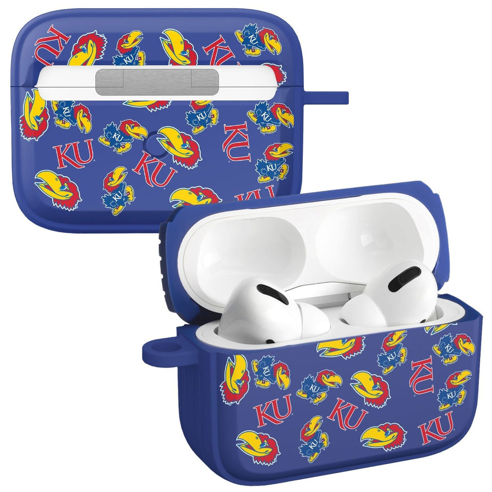 Kansas Jayhawks HDX AirPods Pro 1 & 2 Case Cover - Wear with style