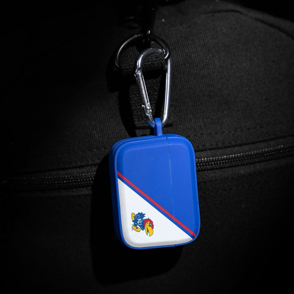 Kansas Jayhawks HDX Champion Series Apple AirPods Pro 1 & 2 Case Cover - Wear with style