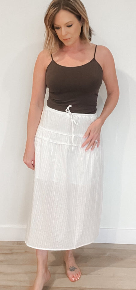 Keaton Skirt-White - Wear with style